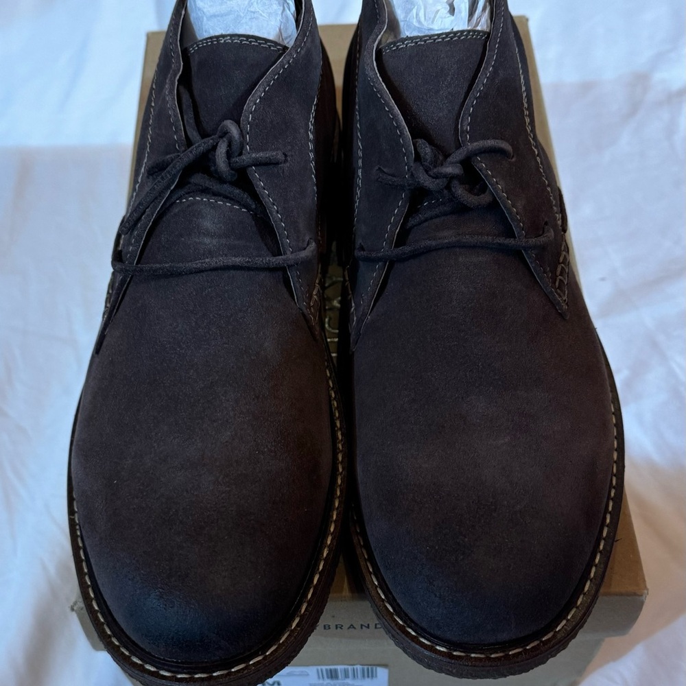 NEW Men's Lucky Brand Dark Brown Suede Chukka Boots